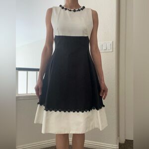 Kate Spade Elegant Black and White Dress
